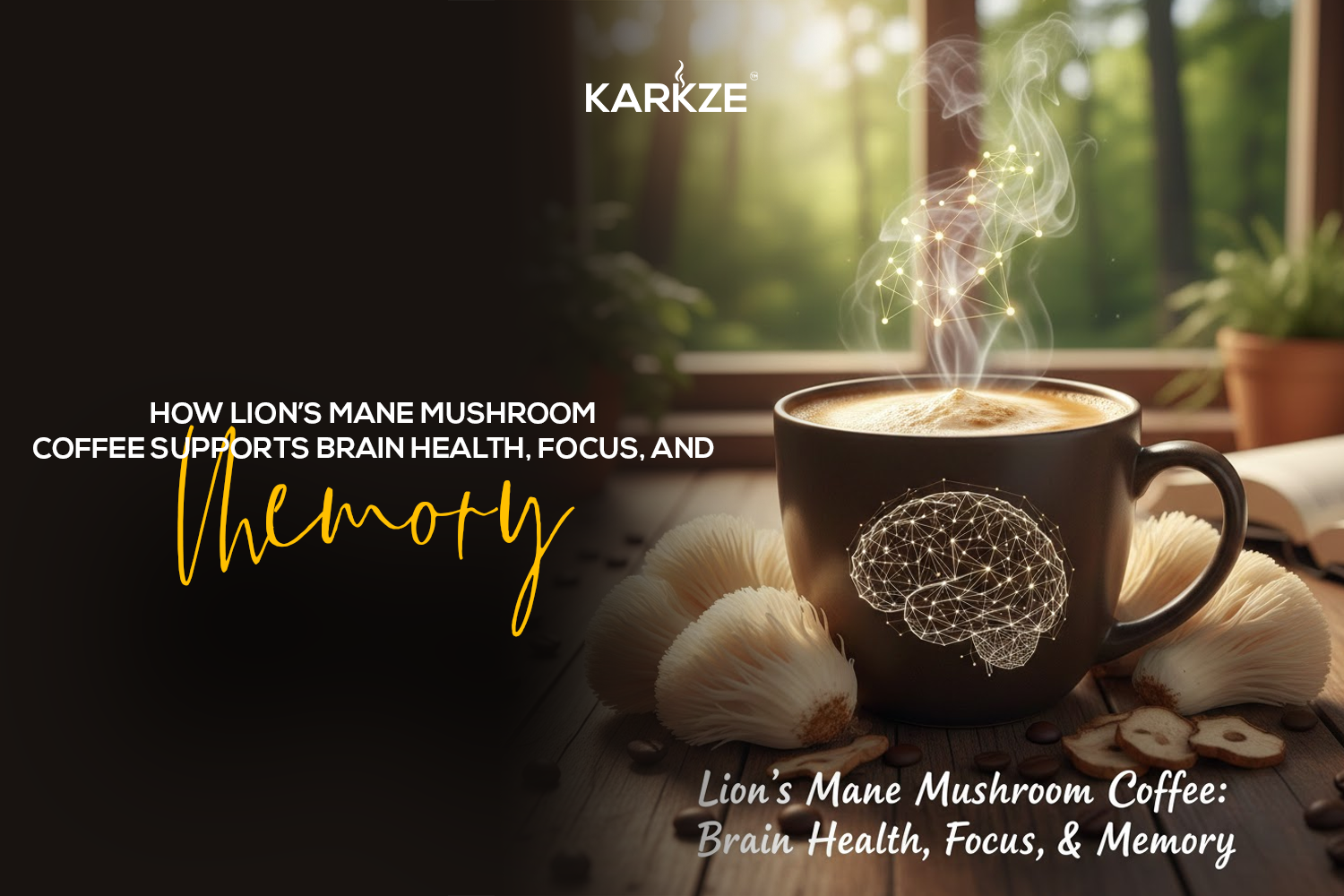 How Lion’s Mane Mushroom Coffee Supports Brain Health, Focus, and Memory