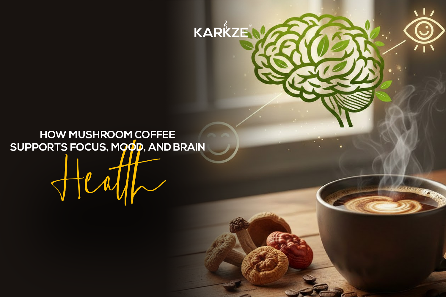 How Mushroom Coffee Supports Focus, Mood, and Brain Health