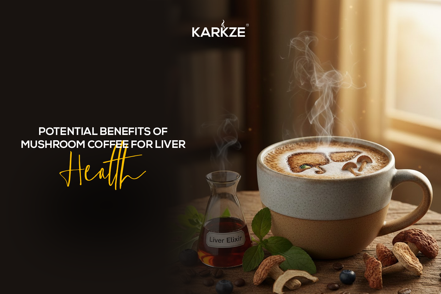 Potential Benefits of Mushroom Coffee for Liver Health