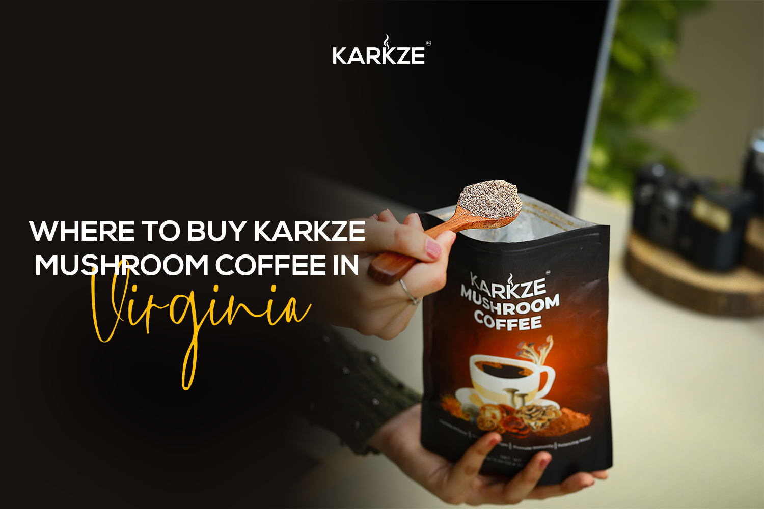 Where to Buy Karkze Mushroom Coffee in Virginia (Online Only)
